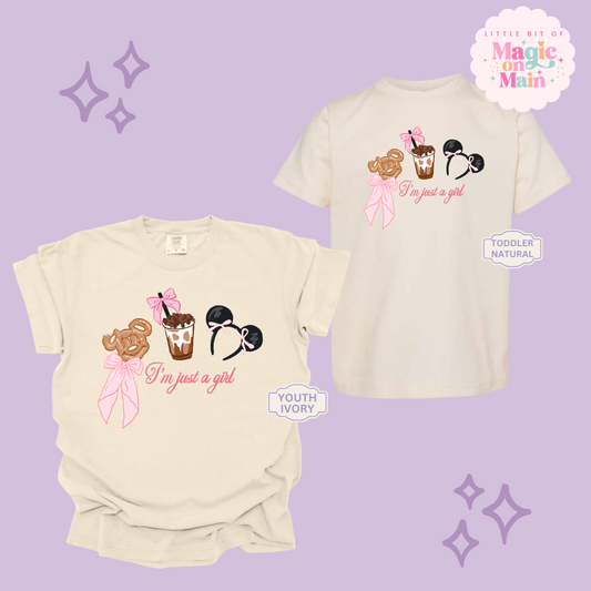 PRINTED PARK GIRLIE JUST A GIRL - YOUTH/TODDLER
