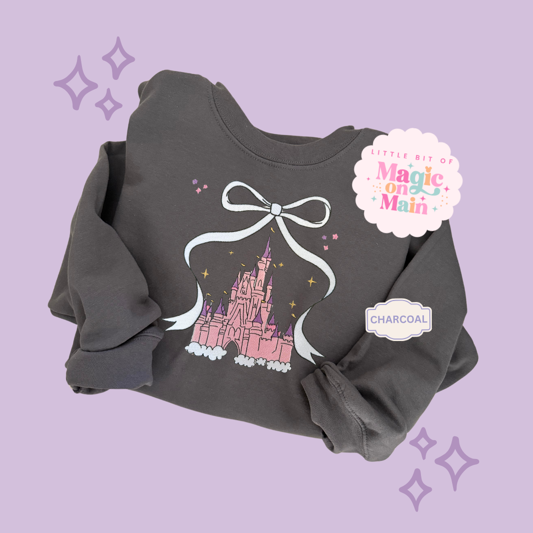 EMBROIDERED CASTLE - ADULT SWEATSHIRT