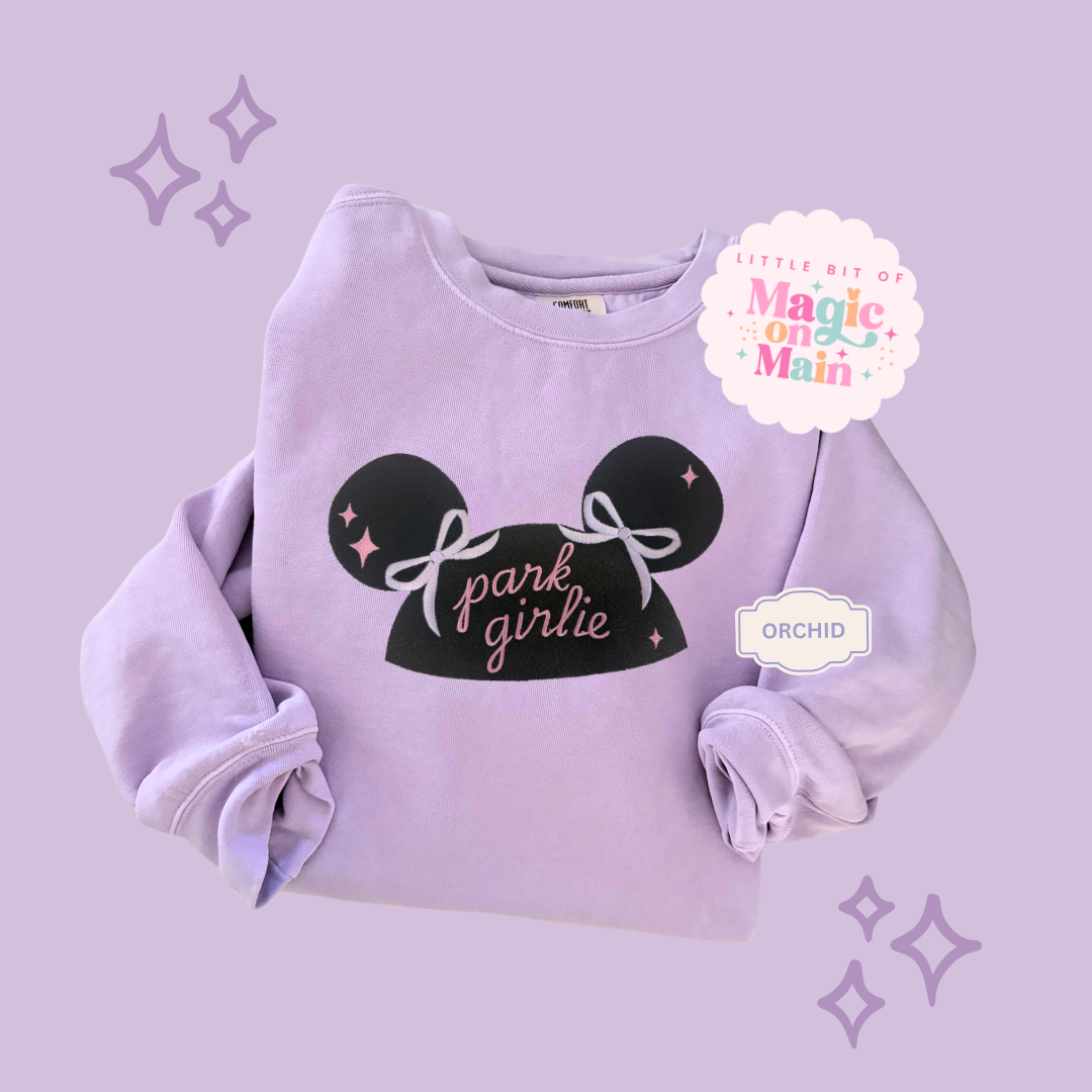 EMBROIDERED PARK GIRLIE HAT - EXCLUSIVE TO MoM - ADULT SWEATSHIRT