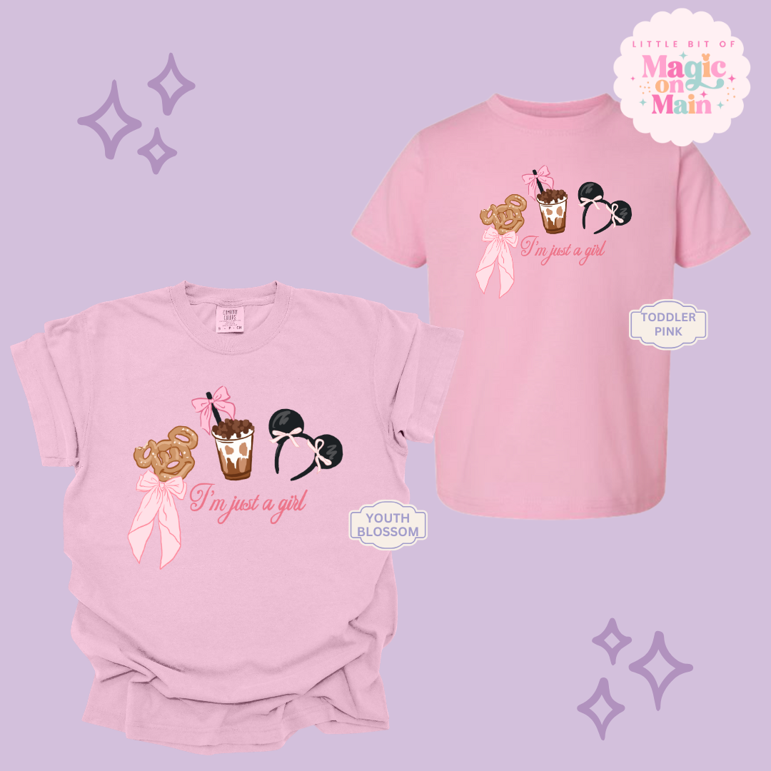 PRINTED PARK GIRLIE JUST A GIRL - YOUTH/TODDLER