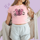 PRINTED PINK PUMPKIN - EXCLUSIVE TO MoM - WOMENS CROPPED RIBBED BABY TEE