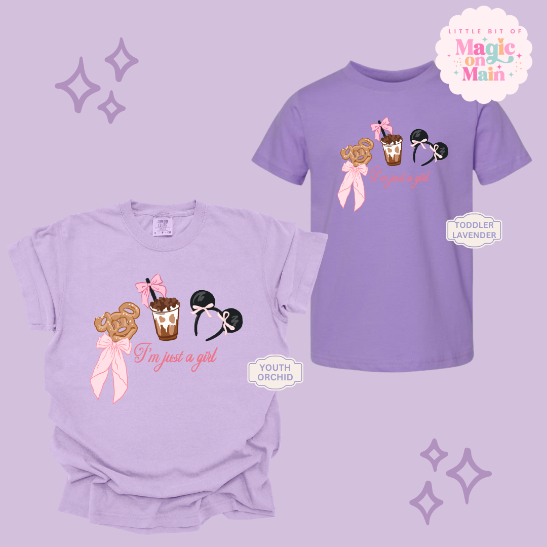 PRINTED PARK GIRLIE JUST A GIRL - YOUTH/TODDLER