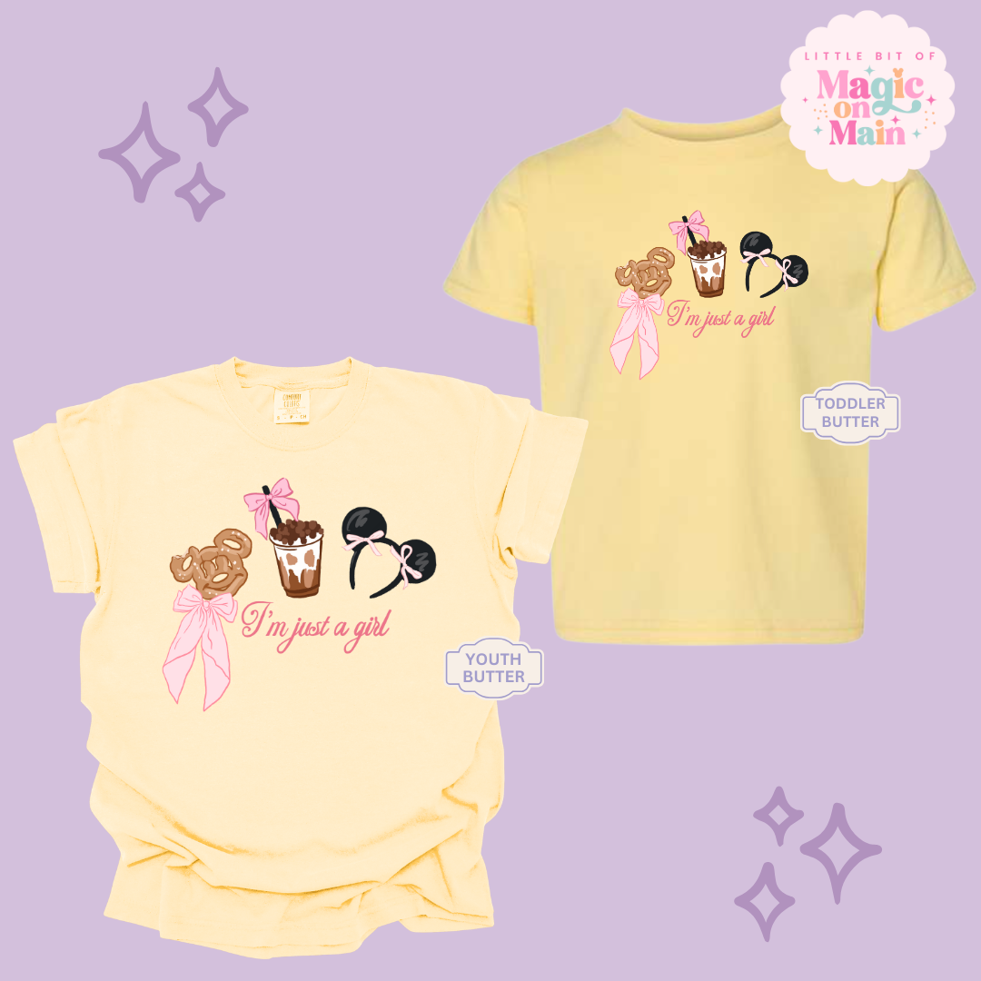 PRINTED PARK GIRLIE JUST A GIRL - YOUTH/TODDLER