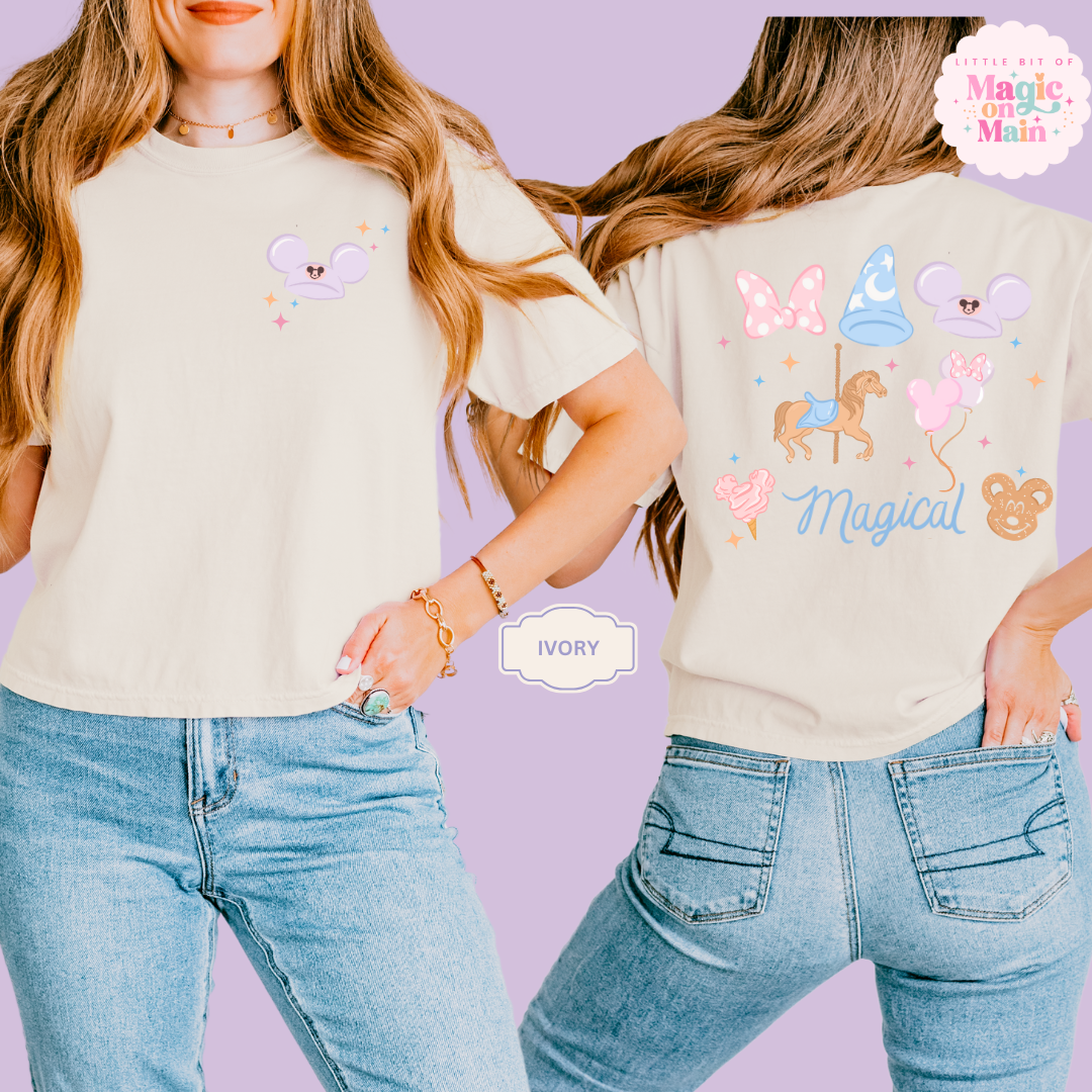 PRINTED MAGICAL FRONT AND BACK - EXCLUSIVE TO MoM - WOMENS BOXY T-SHIRT