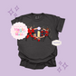 PRINTED SUPER HERO FAMILY W/SPARKLE - EXCLUSIVE TO MoM - ADULT T-SHIRT