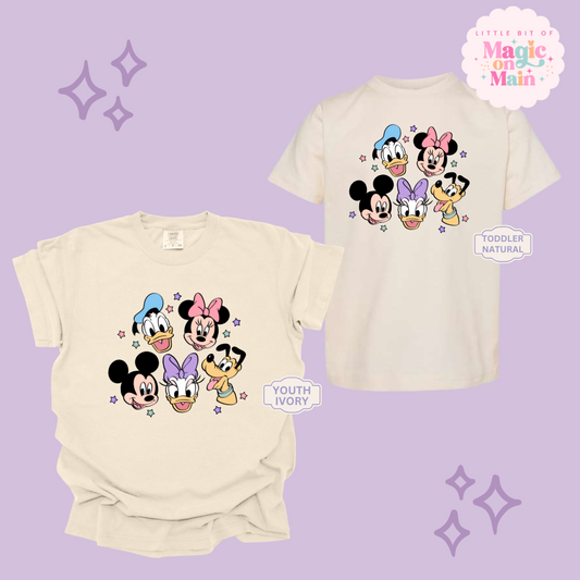 PRINTED MICKEY AND FRIENDS - YOUTH/TODDLER