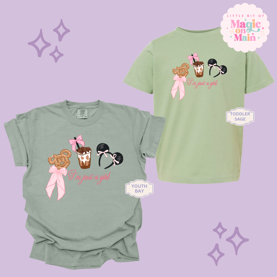 PRINTED PARK GIRLIE JUST A GIRL - YOUTH/TODDLER