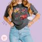 PRINTED RED CAR ELEMENTS COQUETTE - WOMENS BOXY T-SHIRT