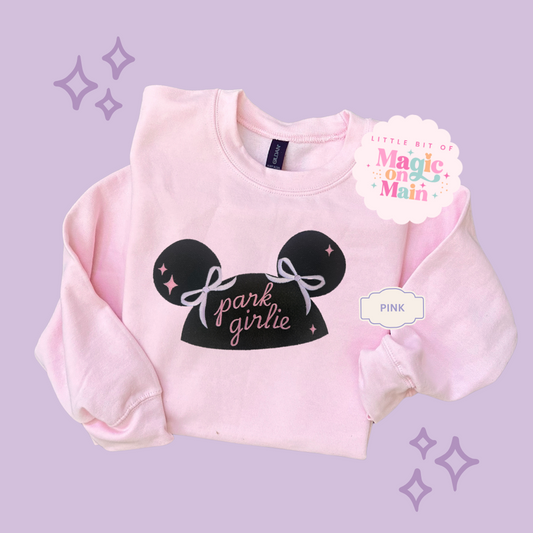 EMBROIDERED PARK GIRLIE HAT - EXCLUSIVE TO MoM - ADULT SWEATSHIRT