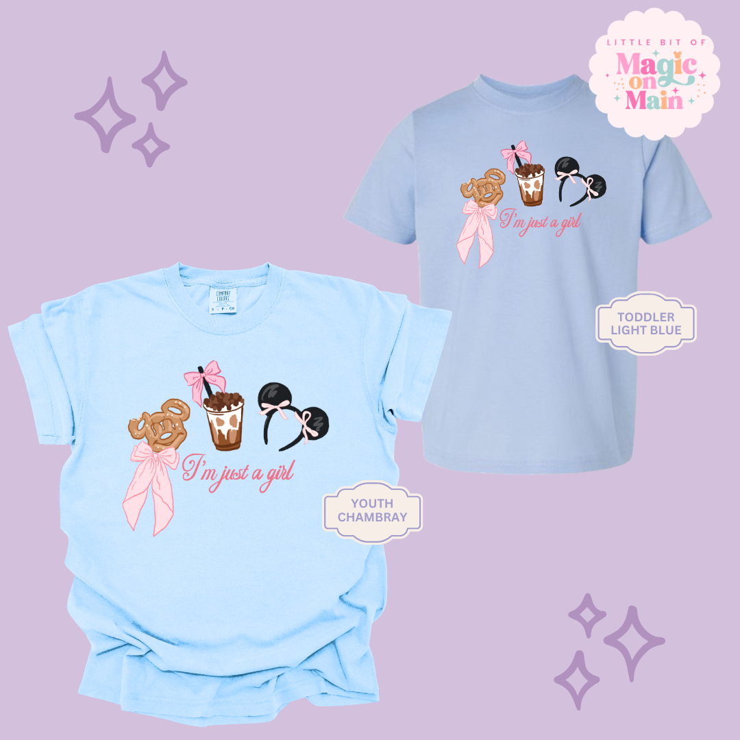 PRINTED PARK GIRLIE JUST A GIRL - YOUTH/TODDLER