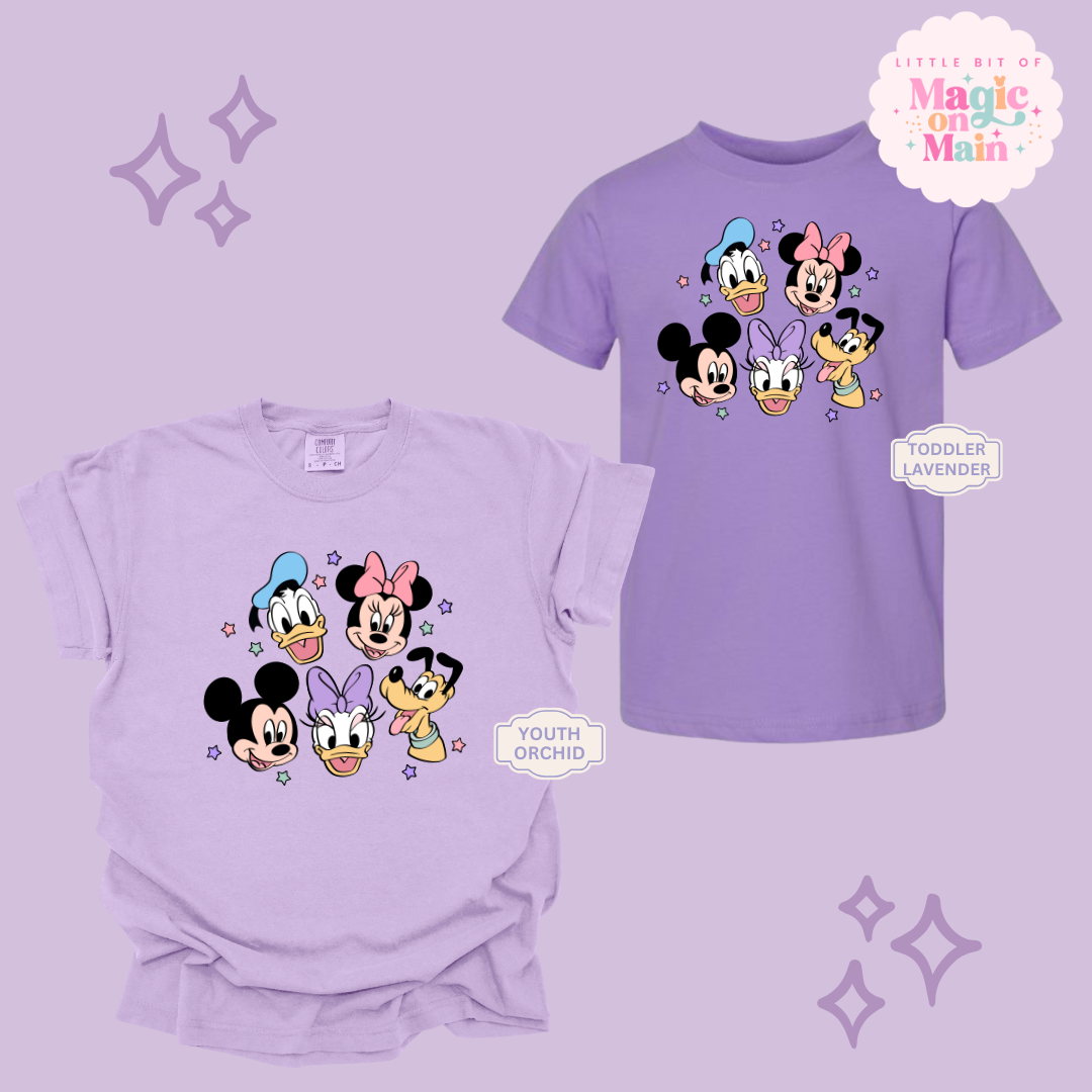 PRINTED MICKEY AND FRIENDS - YOUTH/TODDLER