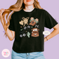 PRINTED BROWN TRUCK COQUETTE - WOMENS BOXY T-SHIRT