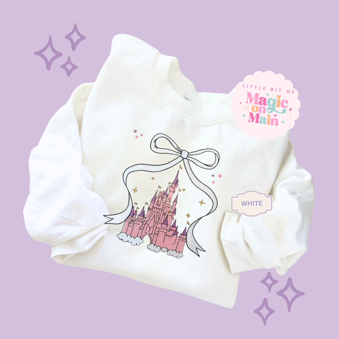 EMBROIDERED CASTLE - ADULT SWEATSHIRT