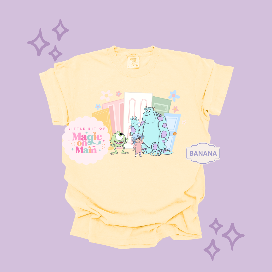 PRINTED MONSTER WITH FLOWERS - EXCLUSIVE TO MoM - ADULT T-SHIRT