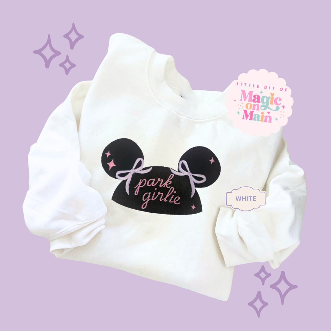 EMBROIDERED PARK GIRLIE HAT - EXCLUSIVE TO MoM - ADULT SWEATSHIRT