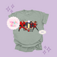 PRINTED SUPER HERO FAMILY W/SPARKLE - EXCLUSIVE TO MoM - ADULT T-SHIRT