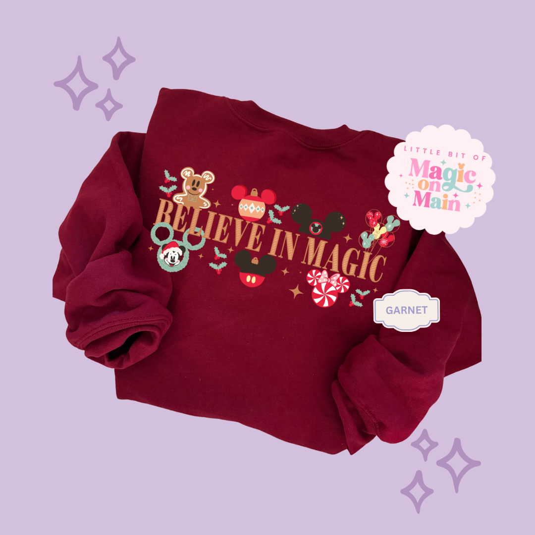 PRINTED BELIEVE IN MAGIC - EXCLUSIVE TO MoM - ADULT SWEATSHIRT