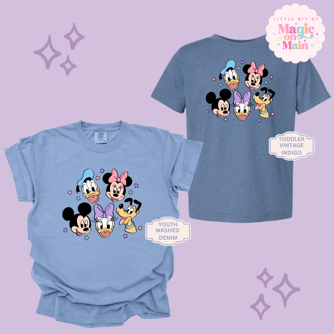 PRINTED MICKEY AND FRIENDS - YOUTH/TODDLER