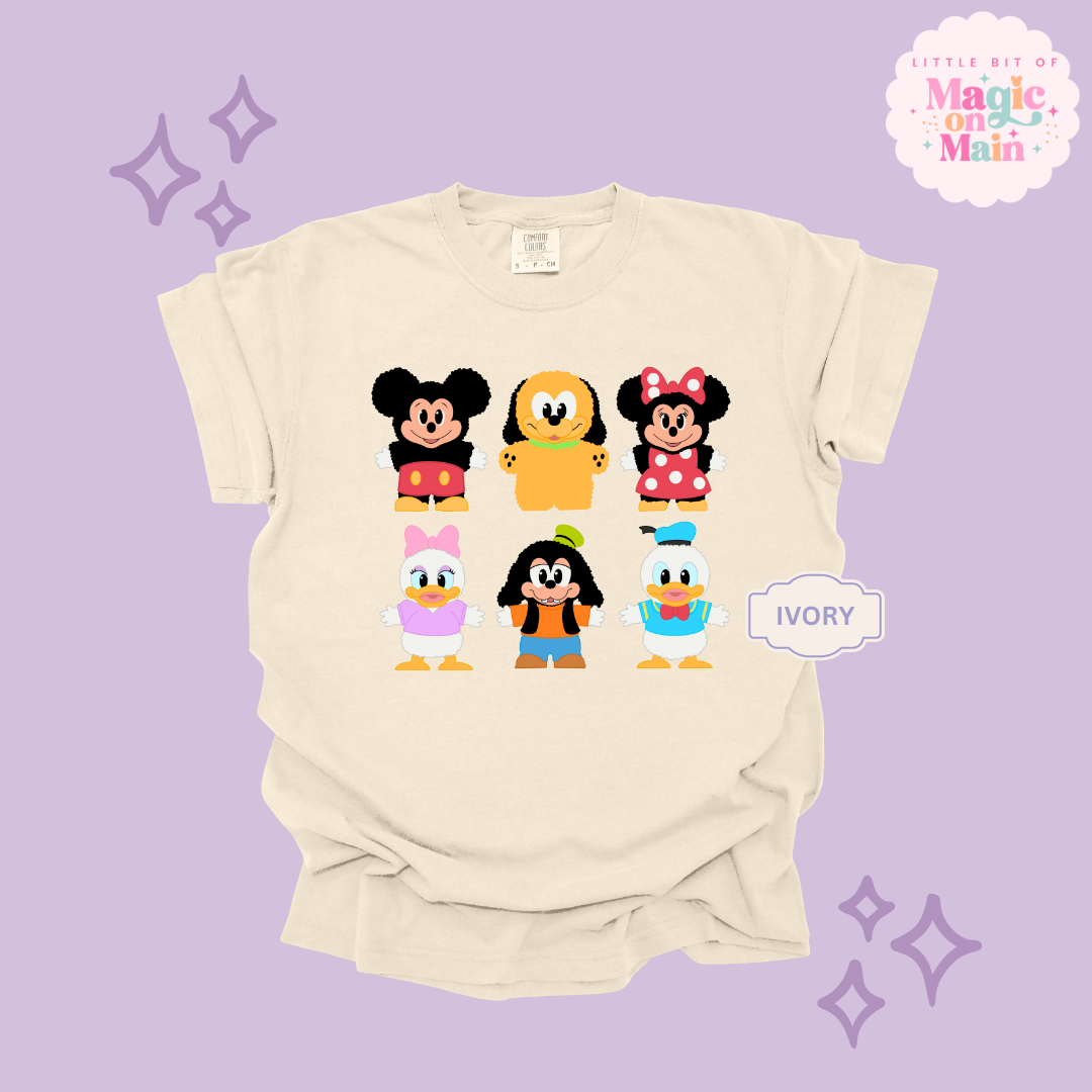 STUFFED CHARACTERS - ADULT T-SHIRT