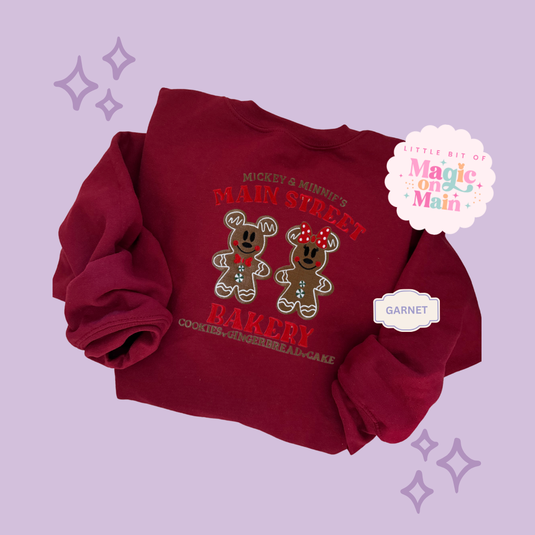 EMBROIDERED MAIN STREET BAKERY 2 - ADULT SWEATSHIRT