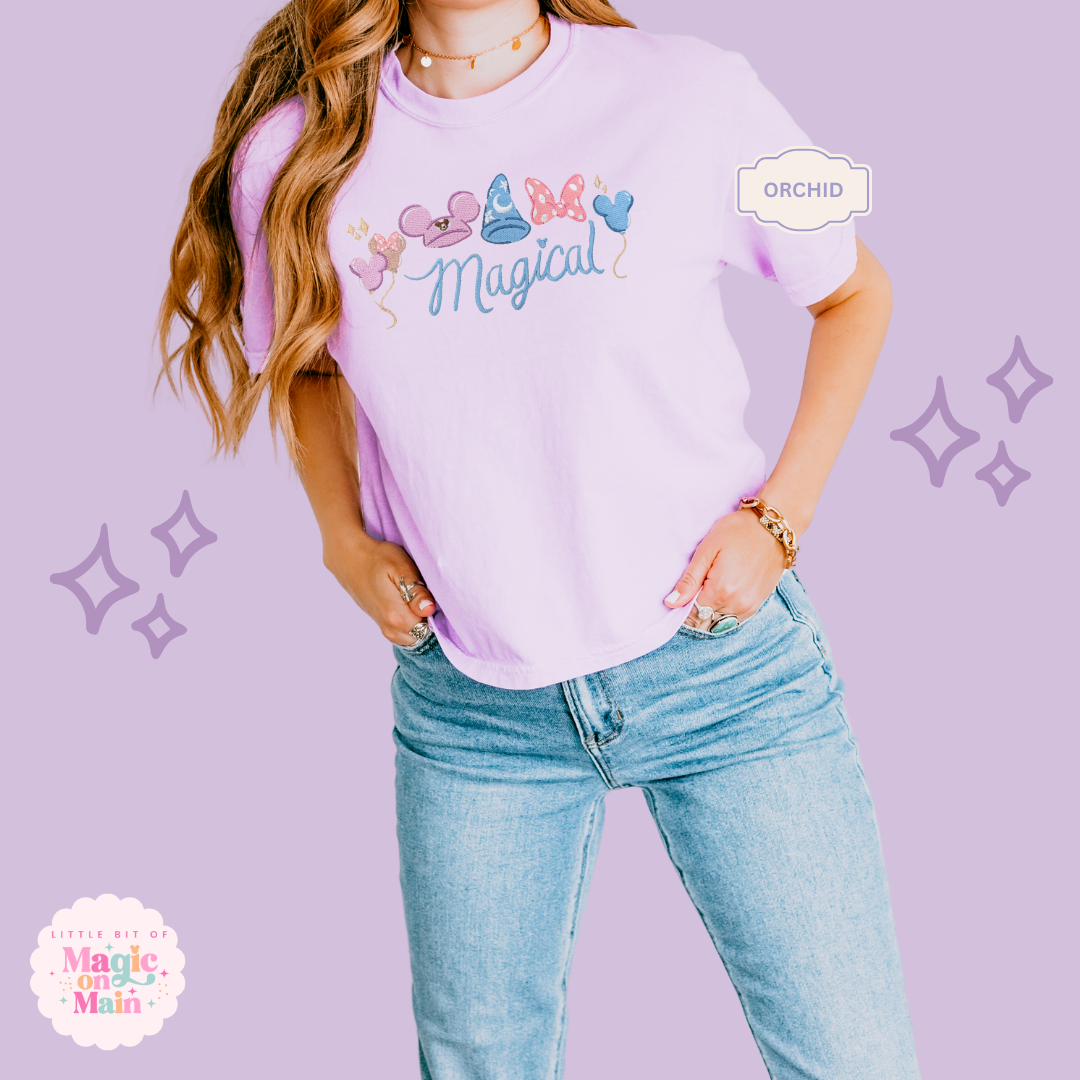 EMBROIDERED MAGICAL - EXCLUSIVE TO MoM - WOMENS BOXY T-SHIRT