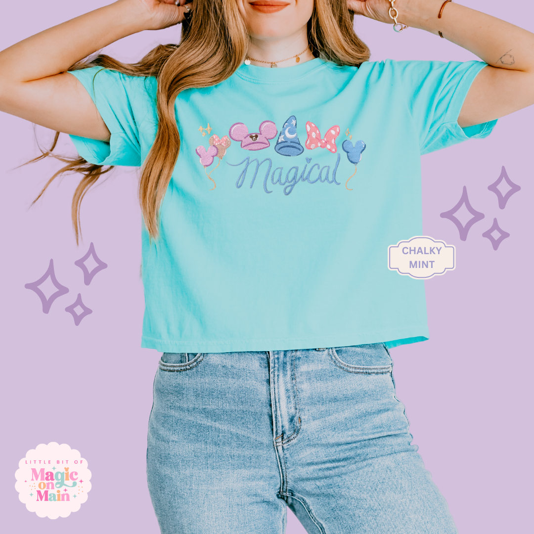 EMBROIDERED MAGICAL - EXCLUSIVE TO MoM - WOMENS BOXY T-SHIRT