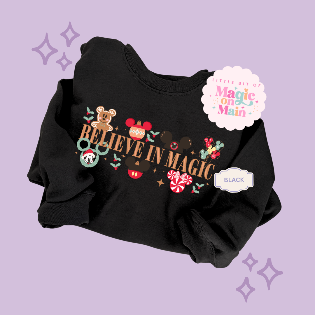 PRINTED BELIEVE IN MAGIC - EXCLUSIVE TO MoM - ADULT SWEATSHIRT
