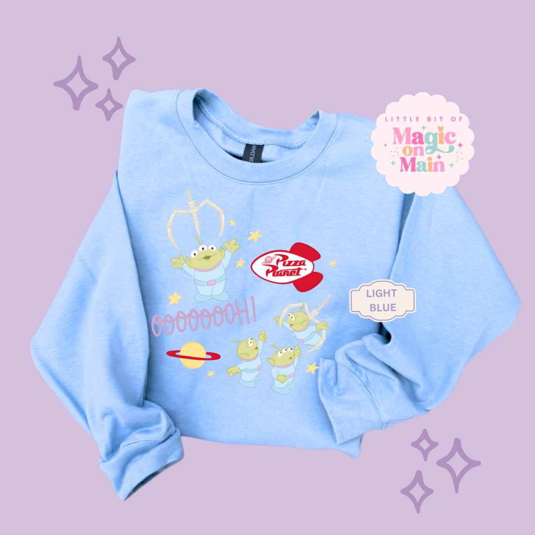 PRINTED ALIENS - EXCLUSIVE TO MoM - ADULT SWEATSHIRT