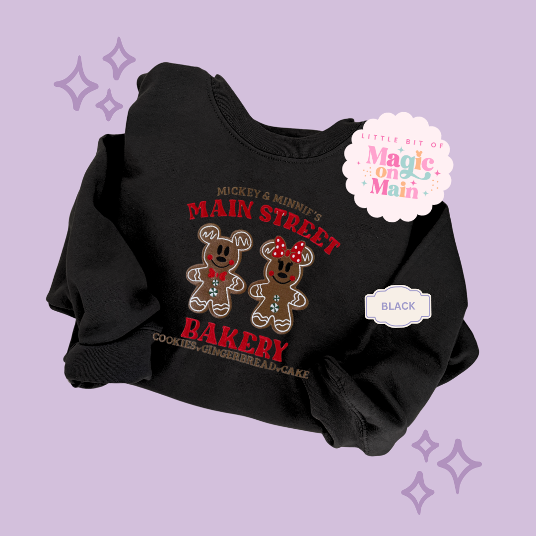 EMBROIDERED MAIN STREET BAKERY 2 - ADULT SWEATSHIRT