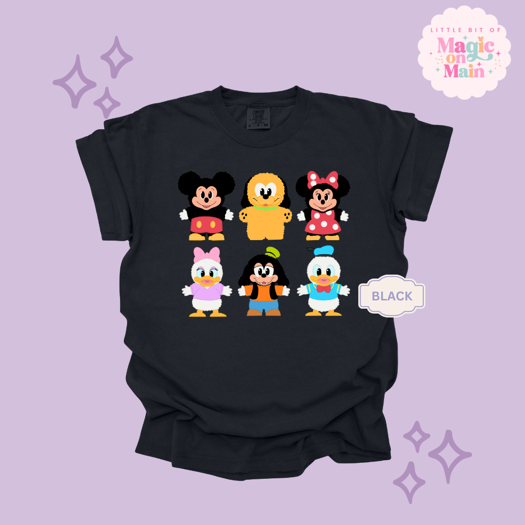 STUFFED CHARACTERS - ADULT T-SHIRT