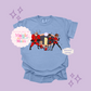 PRINTED SUPER HERO FAMILY W/SPARKLE - EXCLUSIVE TO MoM - ADULT T-SHIRT