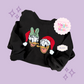 EMBROIDERED DONALD & DAISY CHRISTMAS - ADULT SWEATSHIRT
