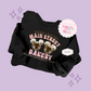 EMBROIDERED MAIN STREET BAKERY PINK - ADULT SWEATSHIRT