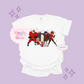 PRINTED SUPER HERO FAMILY W/SPARKLE - EXCLUSIVE TO MoM - ADULT T-SHIRT