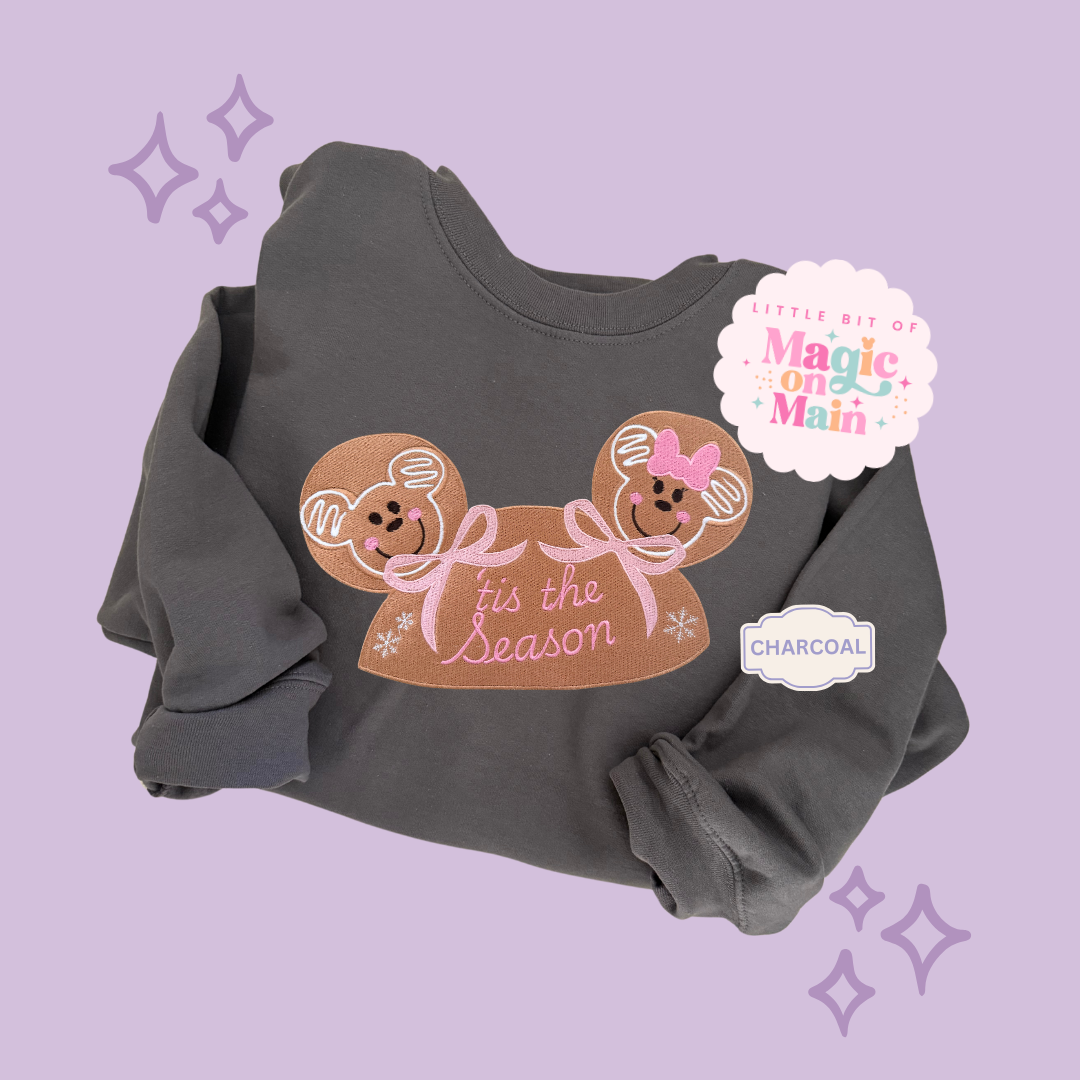 EMBROIDERED GINGERBREAD HAT - EXCLUSIVE TO MoM - ADULT SWEATSHIRT