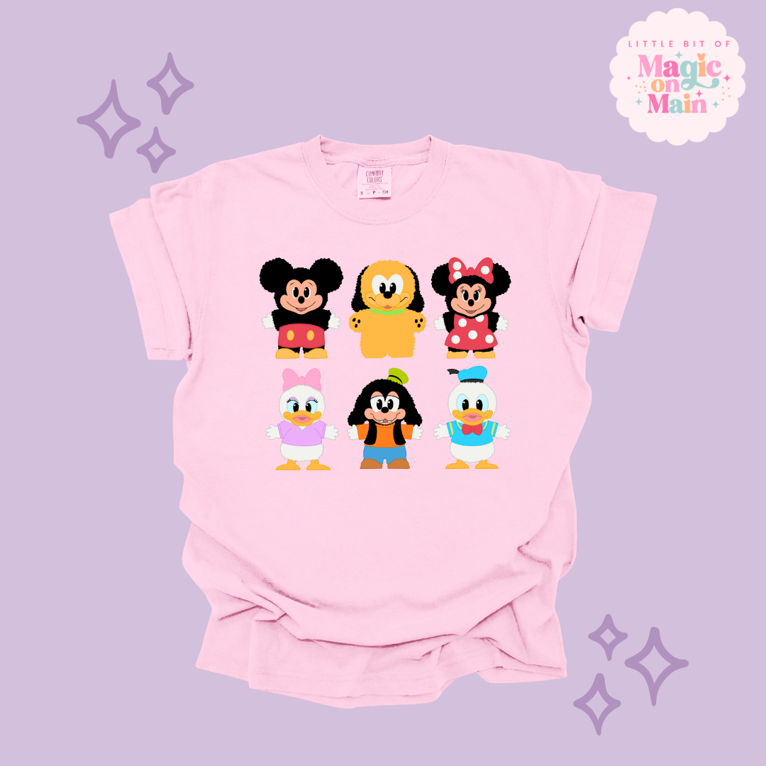 STUFFED CHARACTERS - ADULT T-SHIRT
