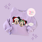 PRINTED MICKEY & MINNIE CHRISTMAS - ADULT SWEATSHIRT