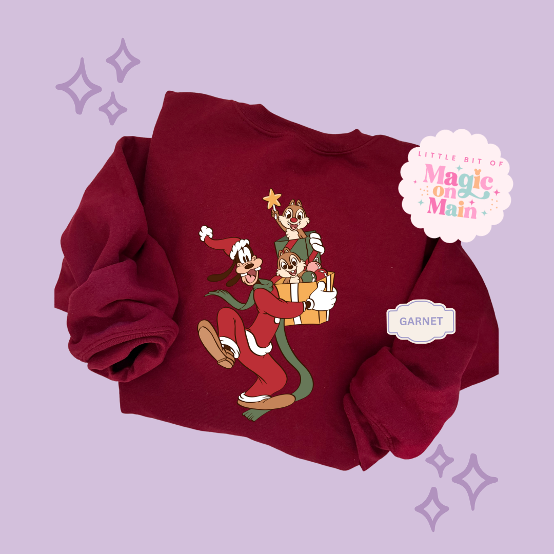 PRINTED GOOFY AND FRIENDS  - ADULT SWEATSHIRT