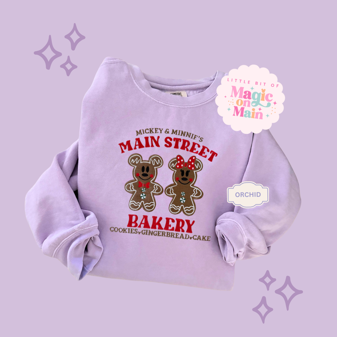 EMBROIDERED MAIN STREET BAKERY 2 - ADULT SWEATSHIRT