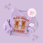 PRINTED MAIN STREET BAKERY RED  - ADULT SWEATSHIRT
