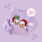 PRINTED DONALD & DAISY CHRISTMAS - ADULT SWEATSHIRT