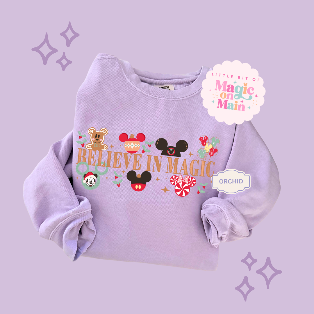 PRINTED BELIEVE IN MAGIC - EXCLUSIVE TO MoM - ADULT SWEATSHIRT