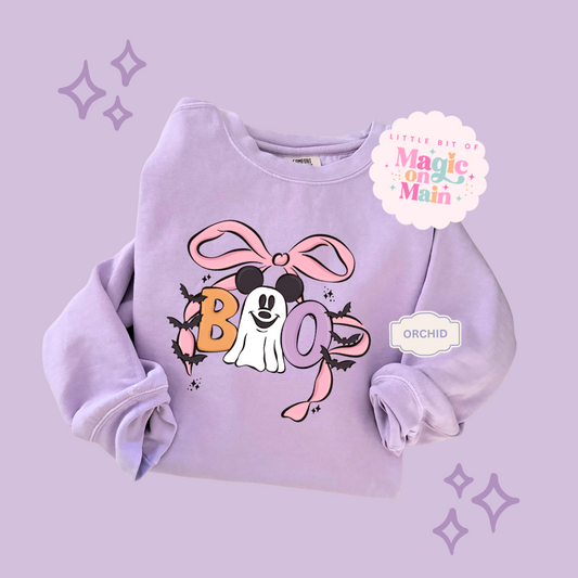 PRINTED BOO (no text) - ADULT SWEATSHIRT