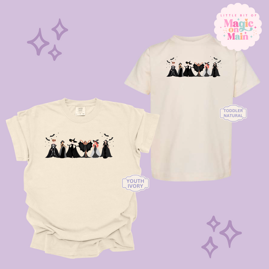 PRINTED SPOOKY PRINCESSES - YOUTH/TODDLER