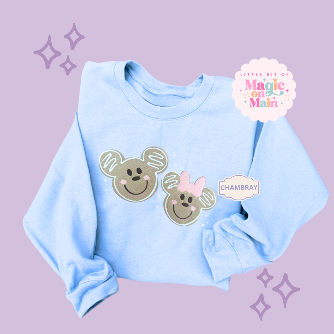 EMBROIDERED GINGERBREAD - EXCLUSIVE TO MoM - ADULT SWEATSHIRT