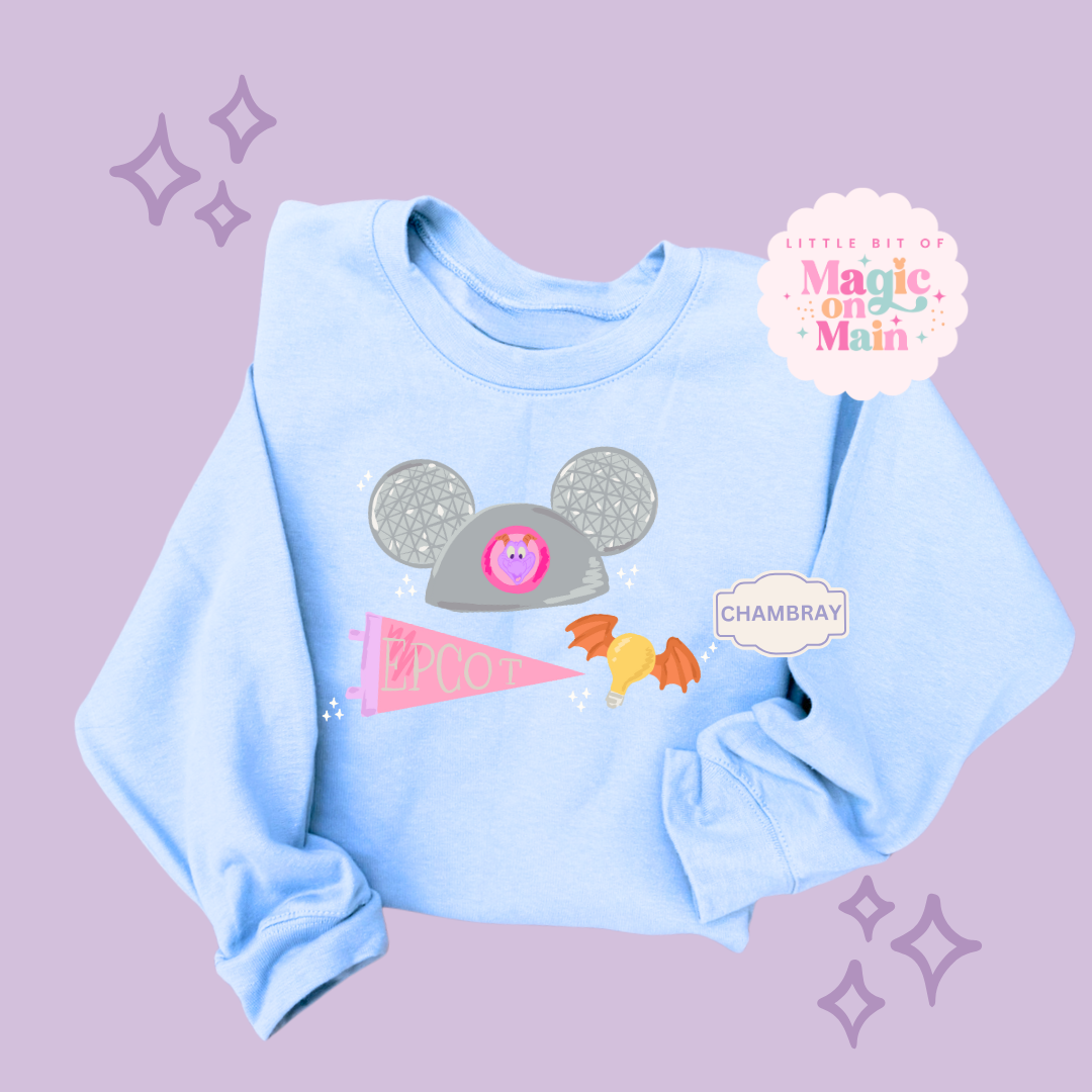 PRINTED EPCOT GIRLIE - EXCLUSIVE TO MoM - ADULT SWEATSHIRT 10042
