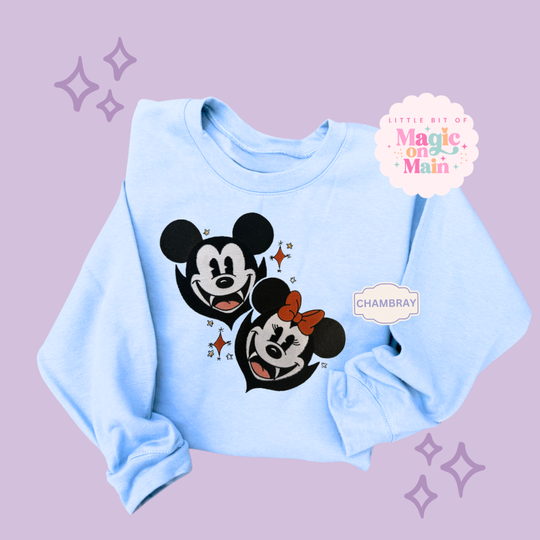 EMBROIDERED MCKY VAMPIRE - EXCLUSIVE TO MoM - ADULT SWEATSHIRT 10058