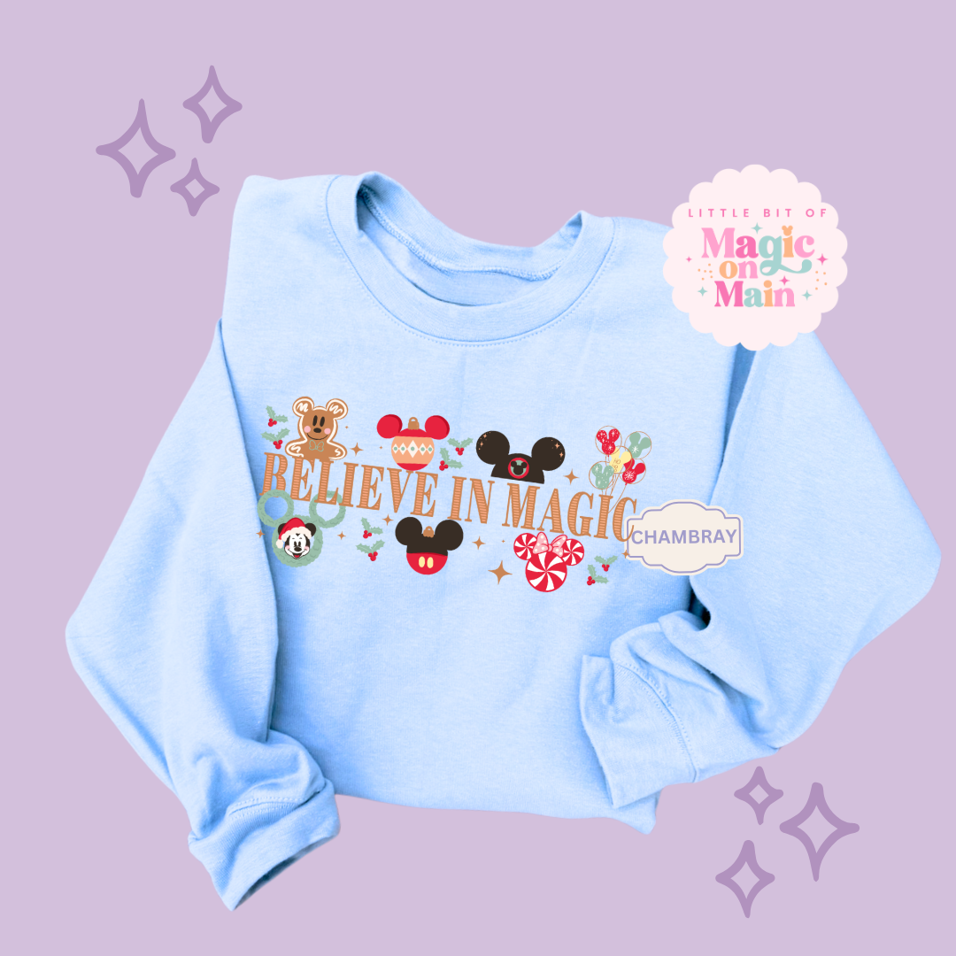 PRINTED BELIEVE IN MAGIC - EXCLUSIVE TO MoM - ADULT SWEATSHIRT