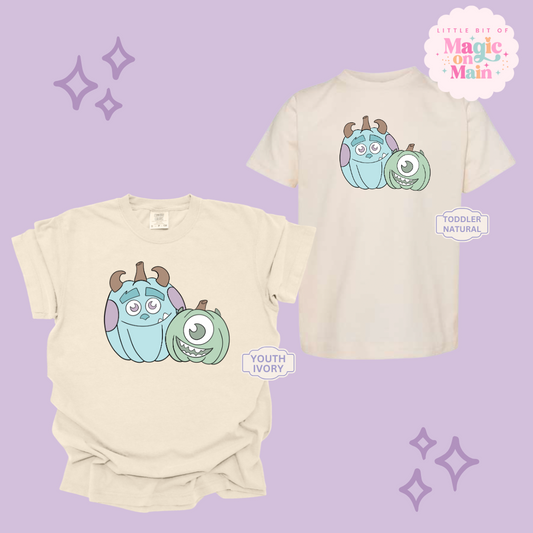 PRINTED MONSTER PUMPKINS - YOUTH/TODDLER