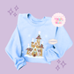 EMBROIDERED GINGERBREAD CASTLE - EXCLUSIVE TO MoM - ADULT SWEATSHIRT